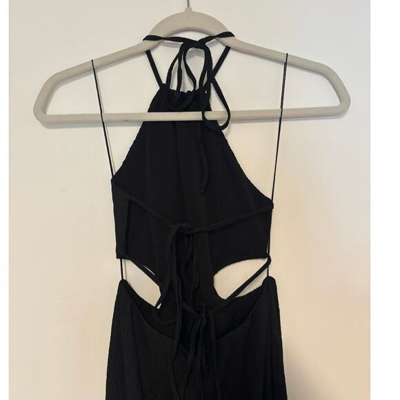 NWT RUMER Willow Cut Out Maxi Dress In Black Size Small - Picture 10 of 10